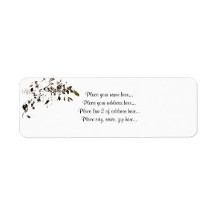 Leaves... Return Address Label