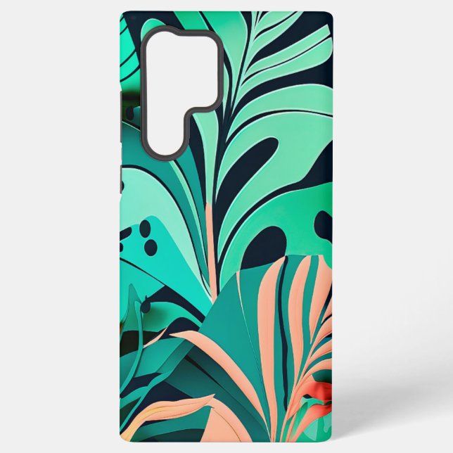 leaves samsung galaxy s22 ultra case (Back)