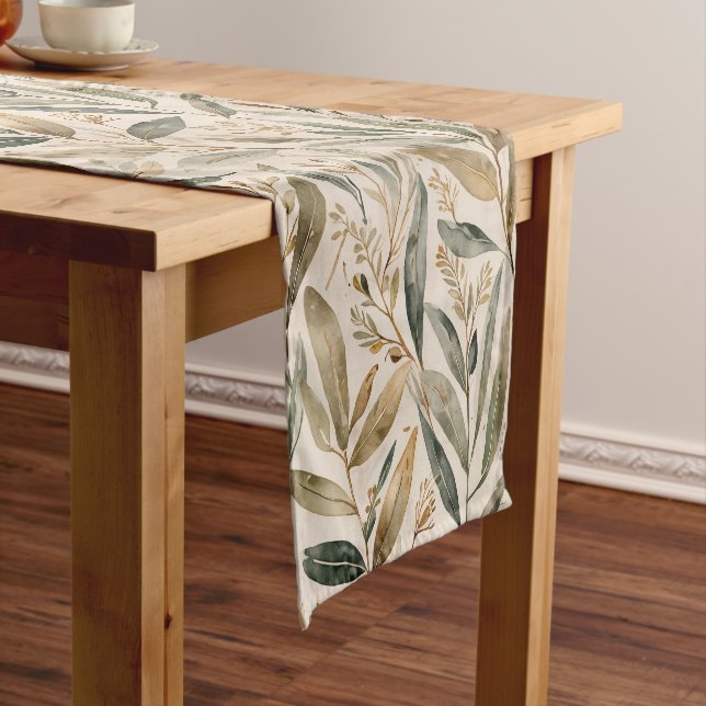 Leaves  short table runner (In Situ)