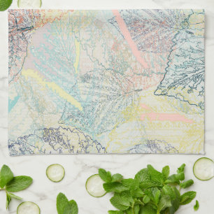 Leaves. tea towel