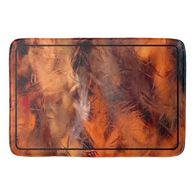 Leaves Under Ice Bath Mat (Front)