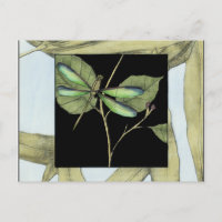 Leaves with Dragonfly Inset by Jennifer Goldberger