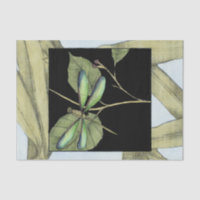 Leaves with Dragonfly Inset by Jennifer Goldberger