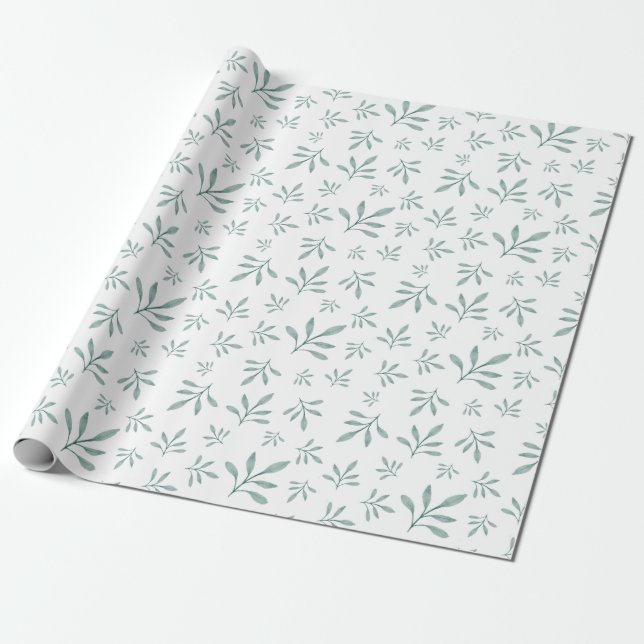  Leaves Wrapping Paper (Unrolled)