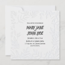 Leavespress Wedding Invitation