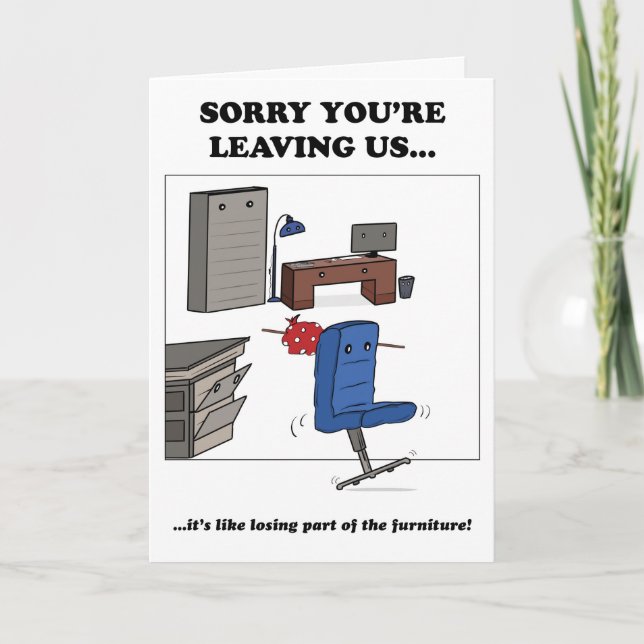 Leaving card (Front)