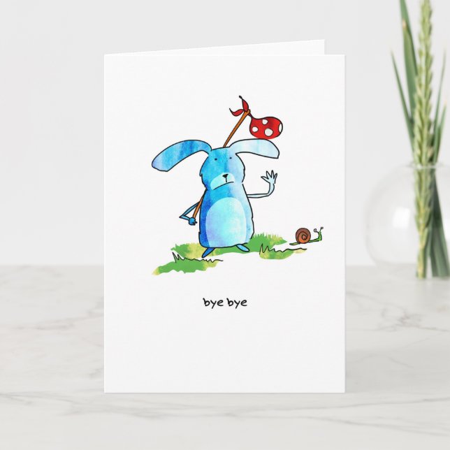 Leaving card (Front)