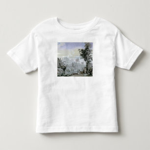 Leaving for a Walk, illustration Toddler T-Shirt