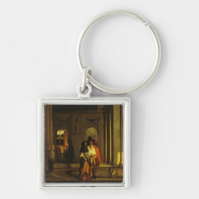 Leaving for the Walk Key Ring (Front)