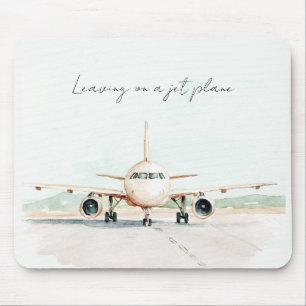 Leaving On A Jet Plane Mouse Pad
