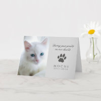 Leaving Paw Prints On Our Hearts Cat Memorial