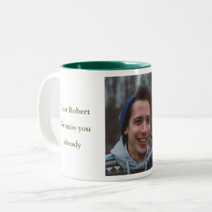 Leaving present for work colleague   Two tone mug
