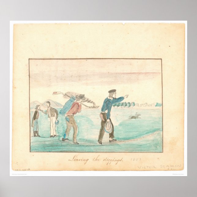 Leaving the Diggings (1601A) Poster (Front)