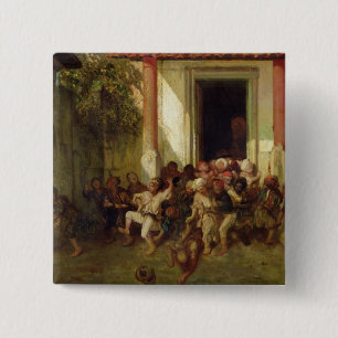 Leaving the Turkish School 15 Cm Square Badge