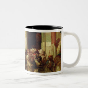 Leaving the Turkish School Two-Tone Coffee Mug