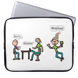 Leaving Work Laptop Sleeve