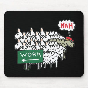 Leaving Work Mouse Pad