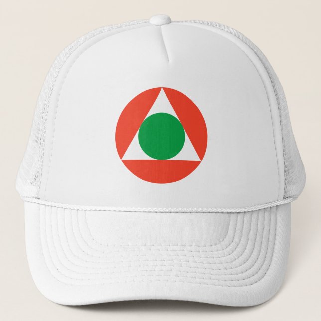 Lebanese Air Force Roundel Trucker Hat (Front)
