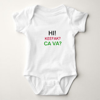 Lebanese baby clothing bodysuit