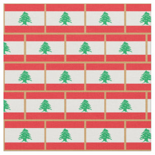 Lebanese Flag & Lebanon fashion Fabric /sports