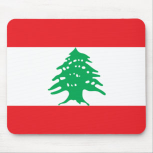 Lebanese Flag (Lebanon Flag) Mouse Pad