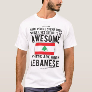 Lebanese Flag Lebanon Heritage Lebanese Roots T-Shirt
