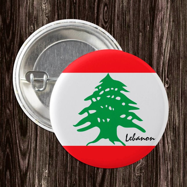 Lebanese flag & Middle East - fashion/sports fans 3 Cm Round Badge (Creator Uploaded)