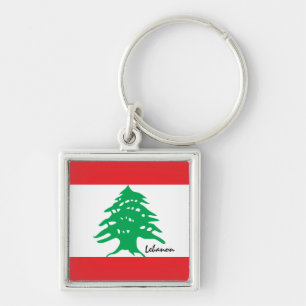 Lebanese flag & Middle East - fashion/sports fans Key Ring