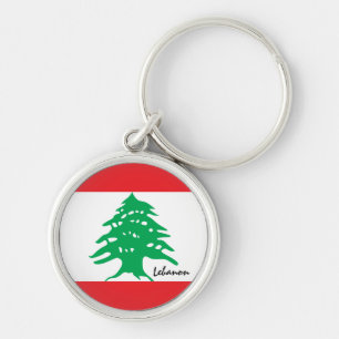 Lebanese flag & Middle East - fashion/sports fans Key Ring