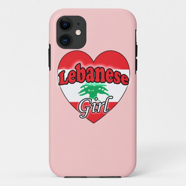 Lebanese Girl Case-Mate iPhone Case (Back)