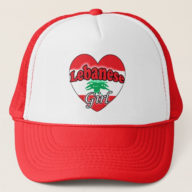 Lebanese Girl Trucker Hat (Front)