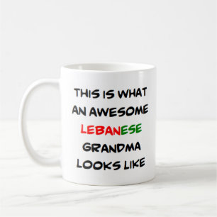 lebanese grandma, awesome coffee mug