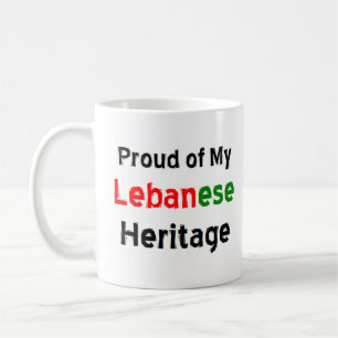 lebanese heritage coffee mug