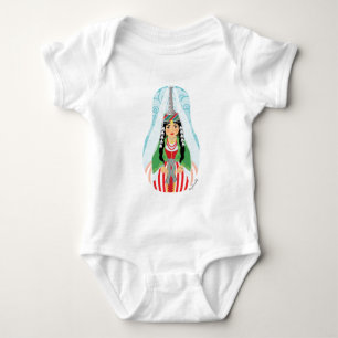 Lebanese tall headdress Matryoshka Baby Bodysuit