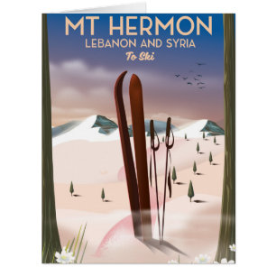 Lebanon and Syria Mt Hermon Ski