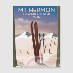 Lebanon and Syria Mt Hermon Ski