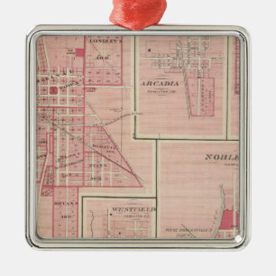 Lebanon, Boone Co with Arcadia, Zionsville Metal Tree Decoration