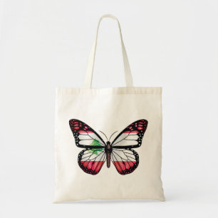 Lebanon butterfly monarch flag tote bag