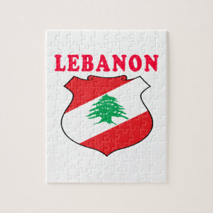 Lebanon Coat Of Arms Designs Jigsaw Puzzle