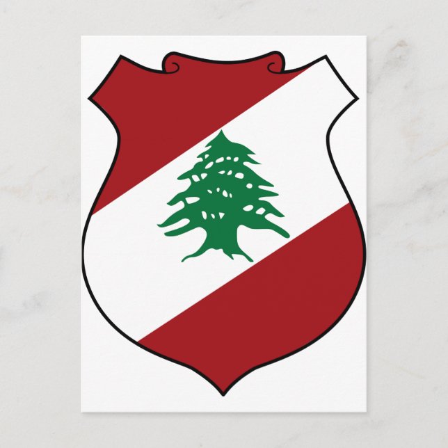Lebanon Coat of Arms Postcard (Front)