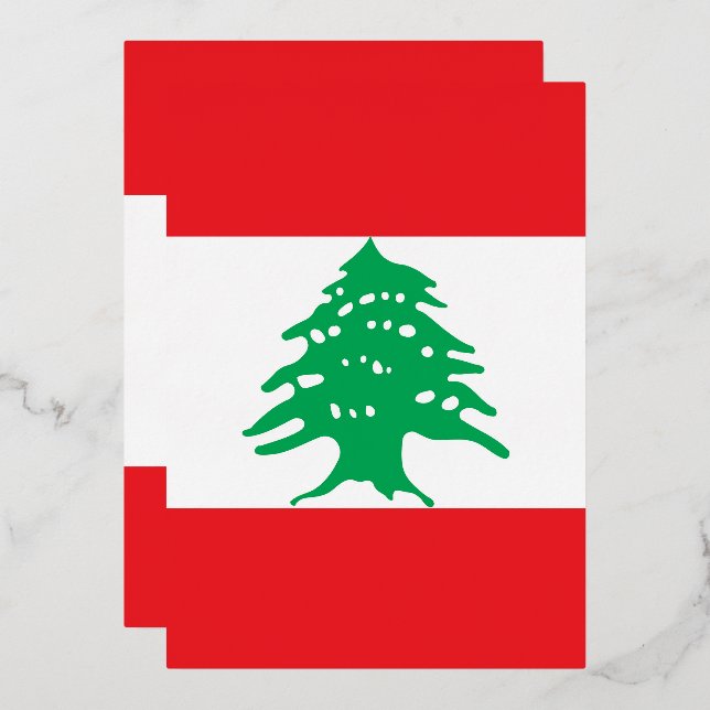 Lebanon flag (Front/Back)