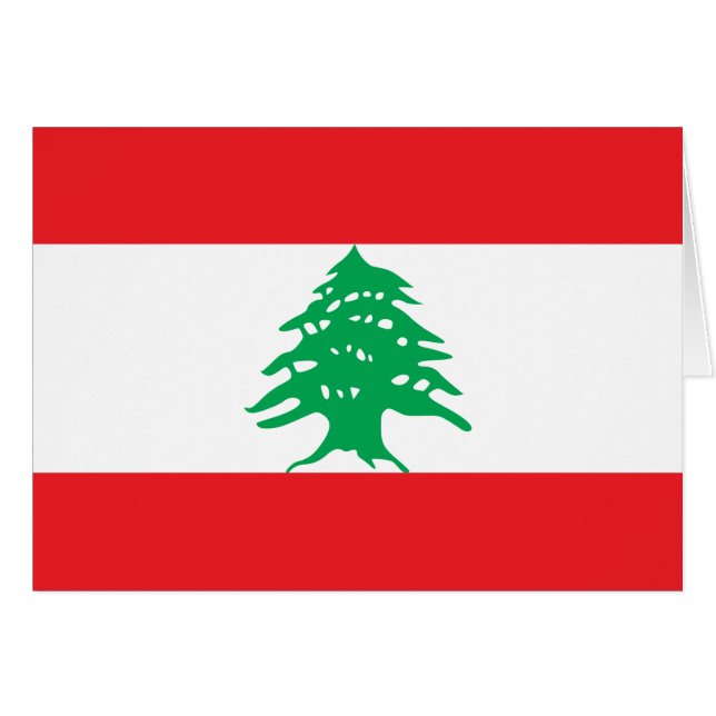 Lebanon Flag (Front Horizontal)