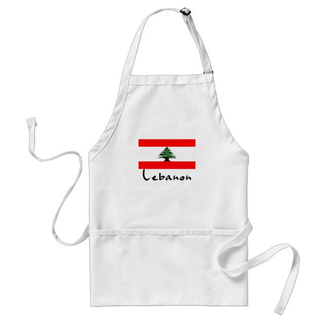 Lebanon Flag Apron (Front)
