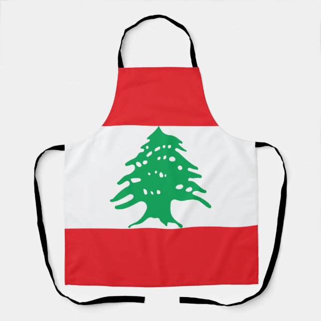 Lebanon flag apron (Front)