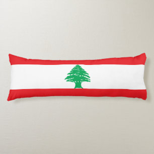Lebanon Flag Body Cushion