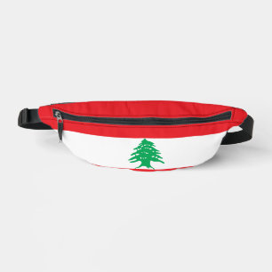 Lebanon flag bum bags