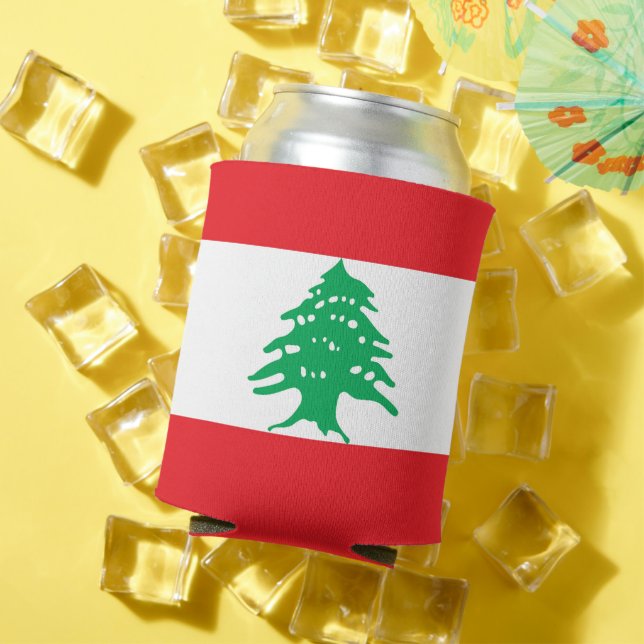 Lebanon flag can cooler (In Situ Summer)