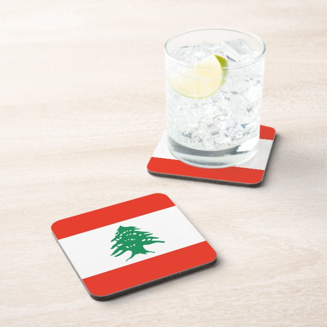 Lebanon Flag Coaster (Right Side)