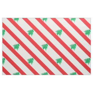 Lebanon Flag Fabric