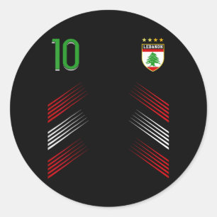 Lebanon Flag Lebanese Pride Lovers Classic Round Sticker